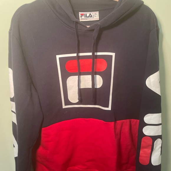 fila color block hoodie - Picture 1 of 3